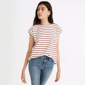 Madewell Shoulder Tee in Stripe